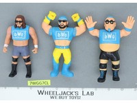 Nova Stevie Cool Blue Meanie Lot of 3 WWF Wrestling Megastars Chella Epic Toys