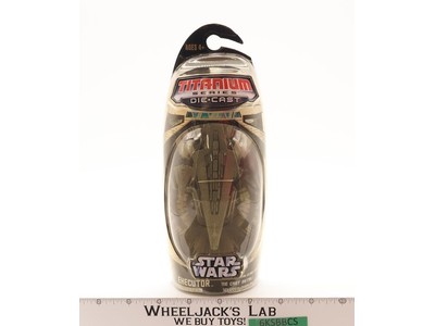 Executor Star Wars Titanium Series Die Cast 2006 Hasbro Vehicle NEW SEALED