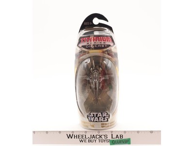 Firespray Interceptor Star Wars Titanium Series Die Cast 2006 Hasbro NEW SEALED