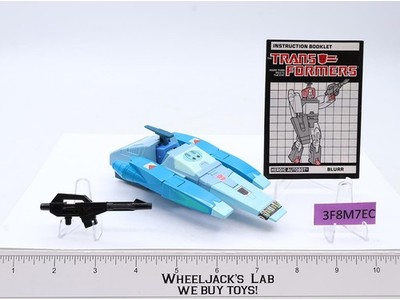 Blurr 100% Complete 1986 Vintage G1 Transformers Hasbro Action Figure