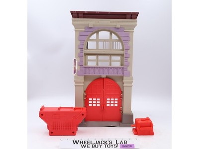 Firehouse Headquarters 100% Complete The Real Ghostbusters 1987 Kenner Playset