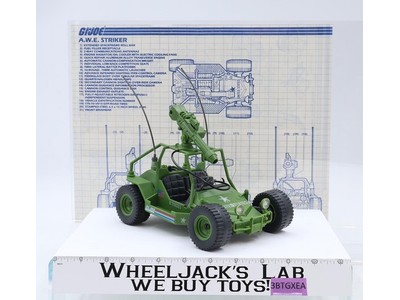 A.W.E. Striker 100% Complete GI Joe 1985 Hasbro Vintage Vehicle Action Figure