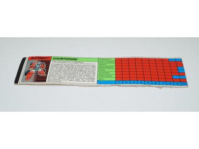 Countdown Micromaster Figure Tech Spec 1989 Vintage G1 Transformers