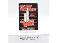 Countdown Action Figure Instruction Booklet Manual 1989 Vintage G1 Transformers