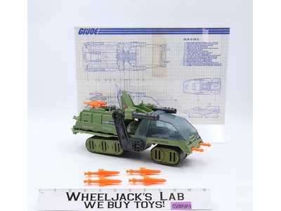 HAVOC H.A.V.O.C. 100% Complete GI Joe 1986 Hasbro Vintage Action Figure Vehicle