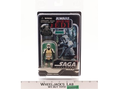 Biker Scout Star Wars ROTJ Saga Collection 2006 Hasbro Action Figure NEW SEALED