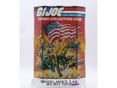 GI Joe Jumbo Collectors Case 1985 Tara Toy HASBRO Action Figure Case #50350