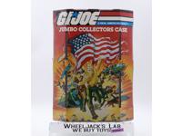 GI Joe Jumbo Collectors Case 1985 Tara Toy HASBRO Action Figure Case #50350