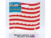 Collector's Showcase Flag Display GI Joe 1986 Hasbro Vintage