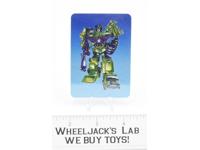 Devastator Card 115 Variant Color Transformers Action Trading Cards 1985 G1