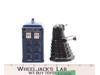 Doctor Who Tardis VS Dalek Salt and Pepper Set 1996 The Philosophers Guild