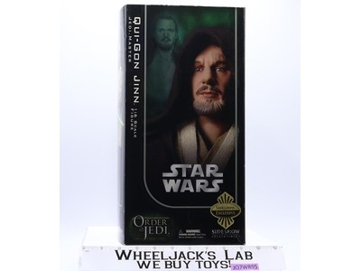 Qui-Gon Jinn Jedi Master 1:6 Figure Star Wars 2006 Sideshow Collectibles NEW MIB