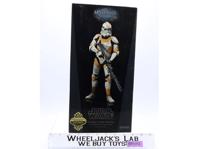 Republic Clone Trooper 212th Attack Battalion Utapau Star Wars Sideshow NEW MIB