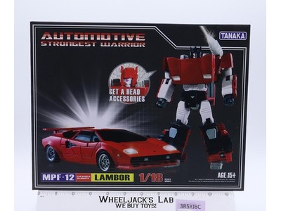 MPF-12 Lambor Masterpiece Third Party Tanaka 1/18 Scale Action Figure NEW MIB