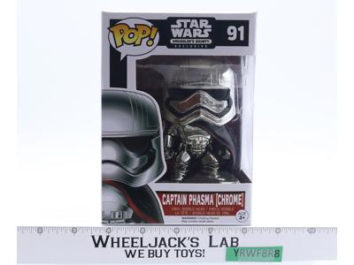 91 Captain Phasma (Chrome) Star Wars Smuggler's Bounty Excl. Funko Pop!