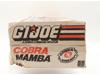 Cobra Mamba W/ Box 100% Complete GI Joe 1987 Hasbro Action Figure Vehicle