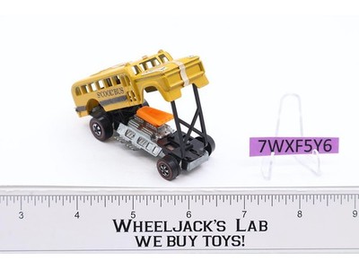 S'Cool Bus Yellow Enamel 1970 1971 Hot Wheels Redline Heavyweights Mattel Vtg