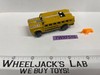 S'Cool Bus Yellow Enamel 1970 1971 Hot Wheels Redline Heavyweights Mattel Vtg