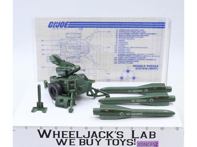 MMS Mobile Missile System 100% Complete GI Joe 1982 Hasbro Action Figure Vehicle