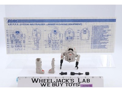 S.N.A.K.E. SNAKE Cobra Battle Armor 100% Complete GI Joe 1983 Hasbro Vintage