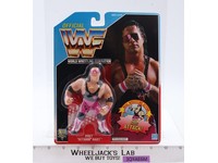 Bret Hitman Hart PINK Hart Attack WWF Wrestling Hasbro 1992 Vintage MOSC