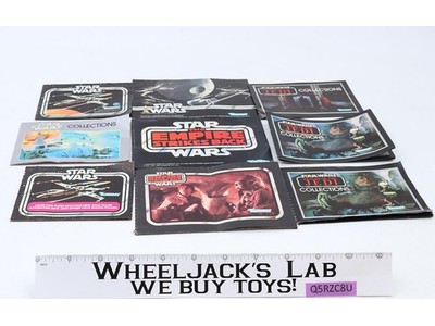 Lot of 9 Star Wars Catalogs Inserts ORIGINAL Vintage Kenner