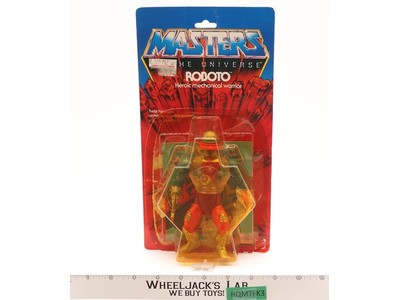 Roboto 100% Complete W/ Card Masters of the Universe MOTU 1984 Mattel NR MINT