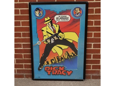 Dick Tracy Original Rolled Poster 35" X 23" #1683 Disney I'm Gonna Re-Arrange
