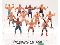 Lot of 11 USA WCW 1990 Galoob Vintage Wrestling Action Figures