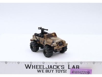Stomper 4X4 Military Jeep w/ Machine Gun Camo Schaper 1980s Vtg WORKS