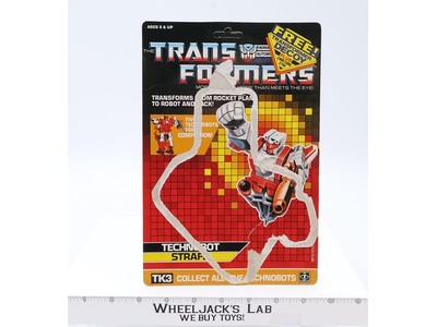 Strafe Cardback 1987 Vintage Hasbro G1 Transformers Action Figure