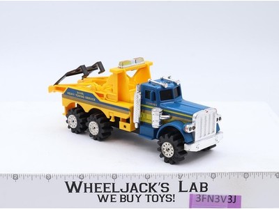 Heavy Towing Service Semi STOMPER 1980's Schaper Peterbilt Truck w/ Dolly WORKS!