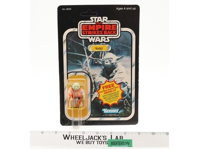 Yoda Orange Snake 41 Back-A Star Wars ESB 1980 Kenner Figure NEW MOSC SEALED