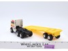 Stomper Road Kings Semi White w/ Yellow Flatbed Trailer 1980's Schaper Vtg WORKS