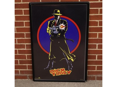 Dick Tracy Original Rolled Poster 35" X 23" #1747 Walt Disney Company Black