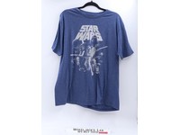 Star Wars Luke Skywalker Princess Leia Darth Vader T-Shirt Lucas Film BLUE XL
