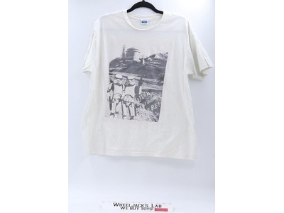 Star Wars Wish You Were Here Stormtrooper Tatoonie Postcard Lucas Film T-Shirt