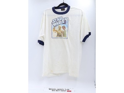 Star Wars Vintage Classic Luke Skywalker C-3PO T-Shirt Changes XL Short Sleeve