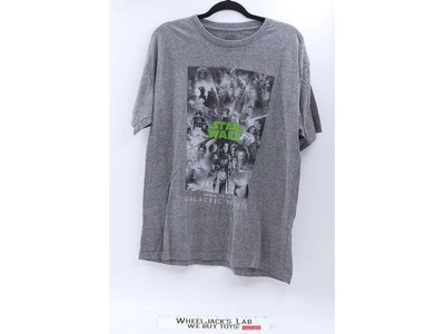 Star Wars Galactic Nights April 14,2017 T-Shirt XL GREY SHORT SLEEVES