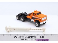 Stomper Road Kings Semi Construction Truck w/ CRANE 1980s Schaper Vintage WORKS!