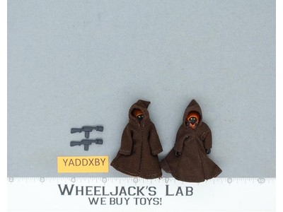 Lot of 2 Jawas 100% Complete Star Wars 1977 Vintage Kenner Figures No REPRO