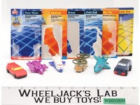 Lot of 6 Wendy's Promo Go Bots 1986 Action Figure Vehicles With Cards