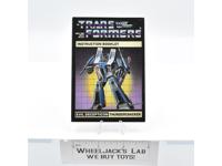 Thundercracker Action Figure Robot Instruction Manual 1985 G1 Transformers