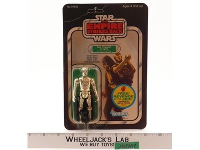 C-3PO Removable Limbs 48 Back-C Star Wars ROTJ 1983 Kenner NEW MOSC SEALED