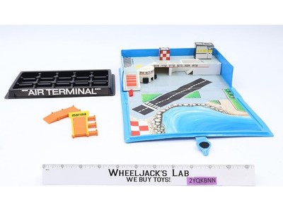 Blue Airport Marina Playset Micro Machines 1988 Galoob Case Complete