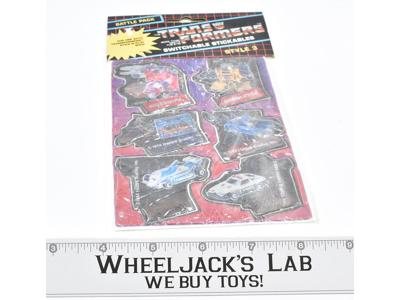 Switchable Stickables Battle Pack #3 1984 G1 NEW Transformers Vintage