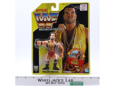 Razor Ramon Yellow Card WWF Wrestling 1993 Hasbro Action Figure NEW SEALED