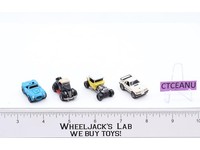 Lot of 4 Cars Opening Doors/Hoods/Trunks Micro Machines Deluxe Collection Galoob