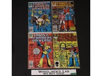 Transformers Universe Marvel 25th Complete Set #1-4 1986 Comics Vintage