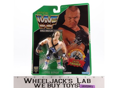 Ludvig Borga WWF Wrestling Green Card Series 11 1994 Hasbro Figure NEW SEALED